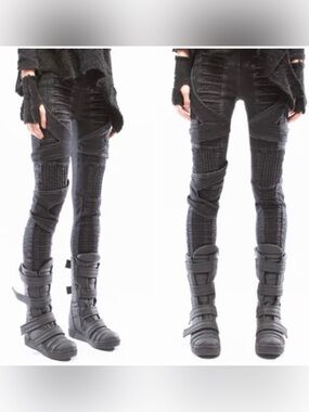 DEMOBAZA stretch jean leggings